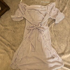 Striped flowy summer dress